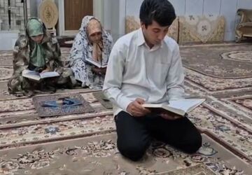 برگزاری پویش مردمی «به امامت پدر» در شهرستان زارچ