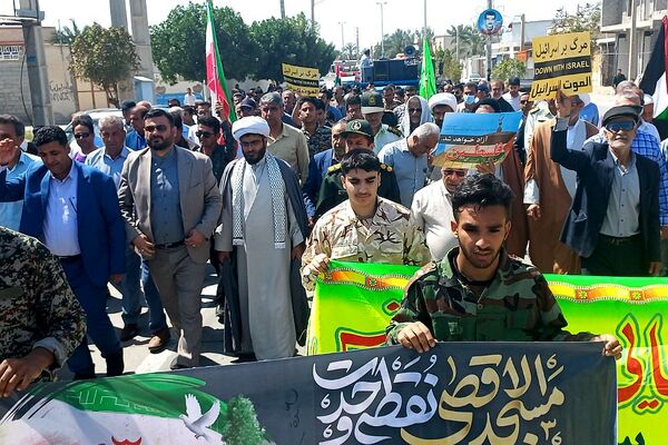 راهپیمایی روز قدس در سعدآباد