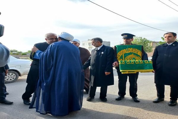 استقبال از خادمان حرم مطهر امام رضا( ع) در شهرستان فاروج 