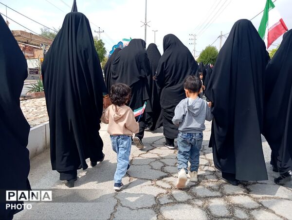 راهپیمایی روز قدس در شهر لطیفی لارستان