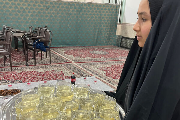 اعتکاف دختران دانش‌آموز شهر سورمق