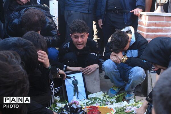 تشییع و تدفین پیکر شهید امیرحسن کاظمی