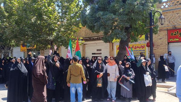 دومین راهپیمایی جمعه خشم در نیشابور 