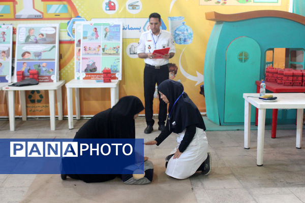 رقابت‌های مراقبین سلامت قم در بخش امداد و نجات