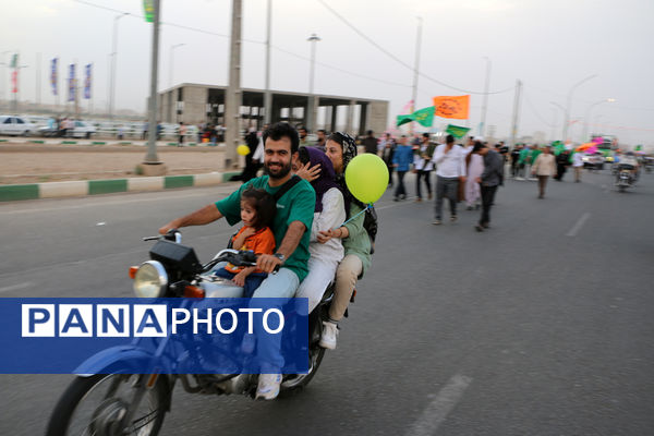 شادپیمایی مردم قم به مناسبت عید غدیر-1