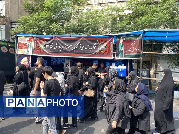 استقبال دلدادگان اباعبدالله الحسین (ع) از پیاده‌روی جاماندگان اربعین حسینی‌ 