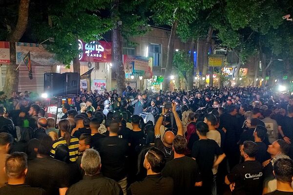 حرکت نمادین کاروان اسرای کربلا در دماوند