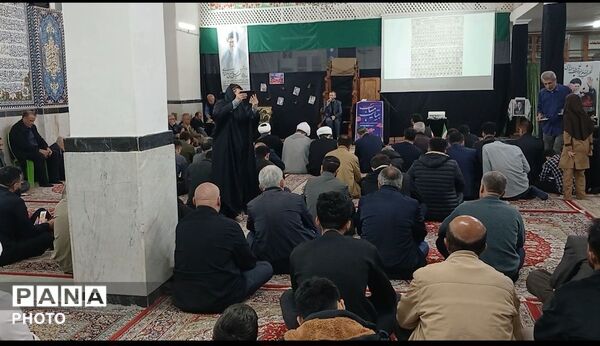 عزاداری فرهنگیان املش در چهلم رهبر شهید و شهدای مظلوم میناب 