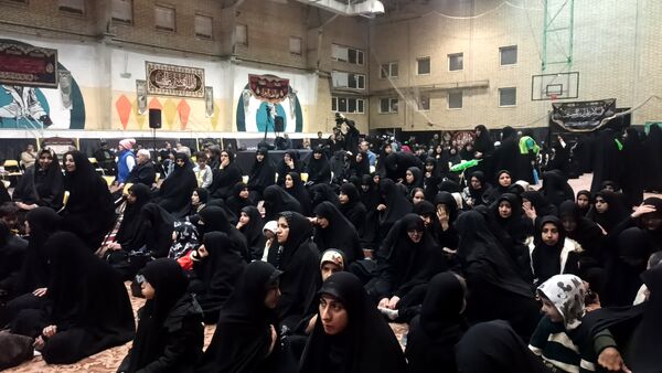 اجتماع عظیم فاطمیون در سالن شهدای شهرداری مشهد مقدس 