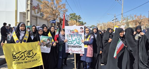 راهپیمایی روز قدس در شهرستان رشتخوار