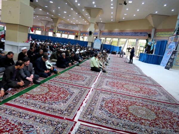 مراسم عزاداری شهیدان خدمت در مصلای امام خمینی(ره)  شهرستان بجنورد