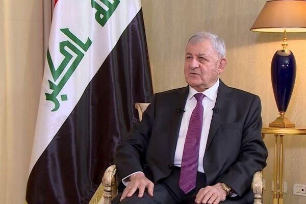 پیام تبریک رئیس جمهور عراق به رهبر انقلاب