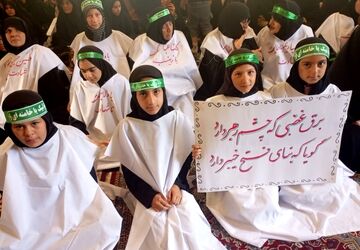 همایش بزرگ لشکریان زینبی در شهر فرادنبه