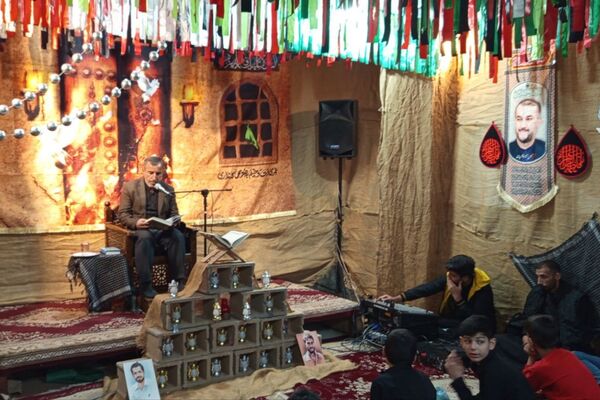 همایش عزاداری فاطمیه در حوزه علمیه شهرستان لردگان
