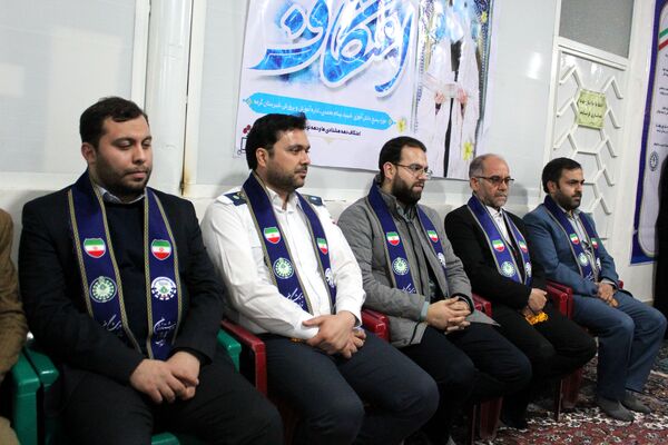 حضور قائم‌مقام سازمان دانش آموزی کشور در جمع پیشتازان معتکف گرمه 