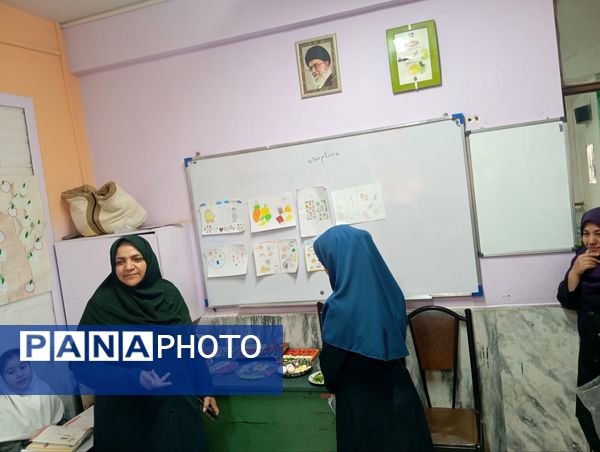 صبحانه سلامت با تم پرچم در دبستان نرجس 