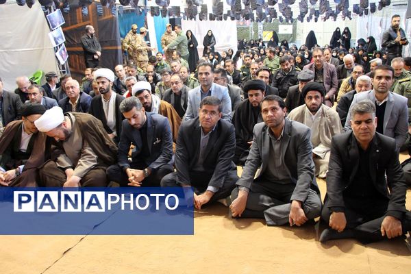 یادواره شهدای دانش‌آموزی سامان در ایام فاطمیه 