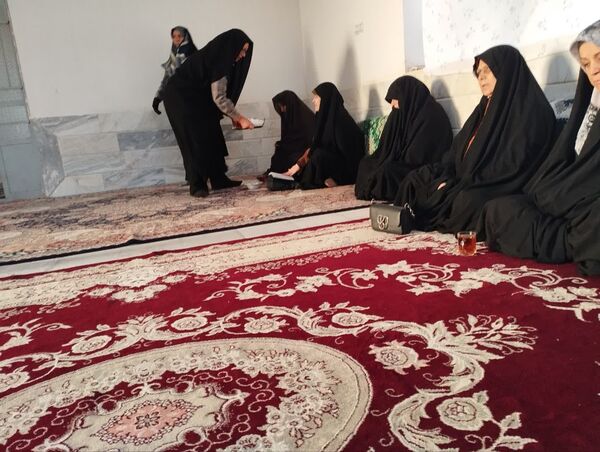 مراسم پرفیض دعای ندبه در امامزاده روستای مهدی آباد خلیل آباد