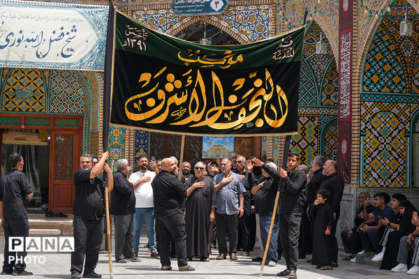حضور دسته‌جات عزاداری سالروز شهادت امام حسن مجتبی(ع) در حرم حضرت معصومه(س)