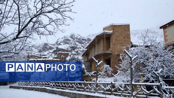 سفیدپوش شدن روستاهای یزد به روایت تصویر