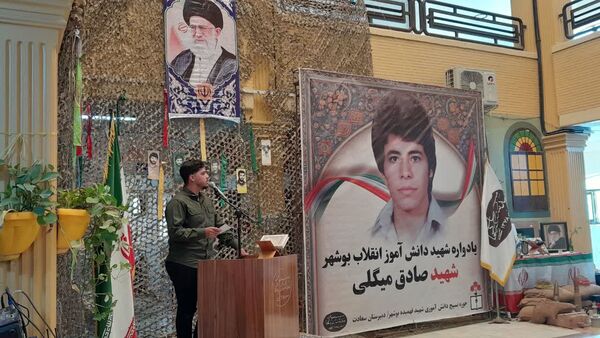 صدای ایثار در مدرسه سعادت طنین‌انداز شد؛ برگزاری یادواره شهدای دانش‌آموز انقلاب اسلامی