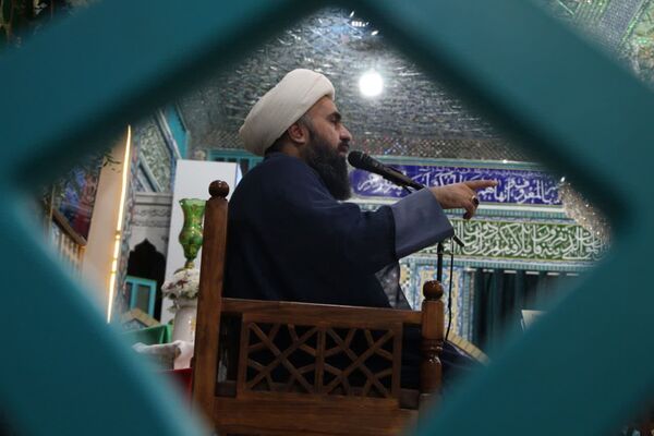 مراسم چهلم شهدای فتنه آمریکایی، صهیونیستی در امامزاده سید نصرالله یزد