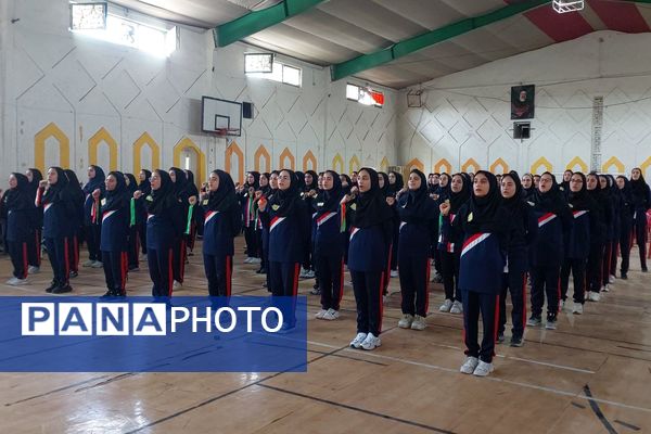 آیین افتتاحیه استانی مسابقات ورزشی درون مدرسه‌ای 