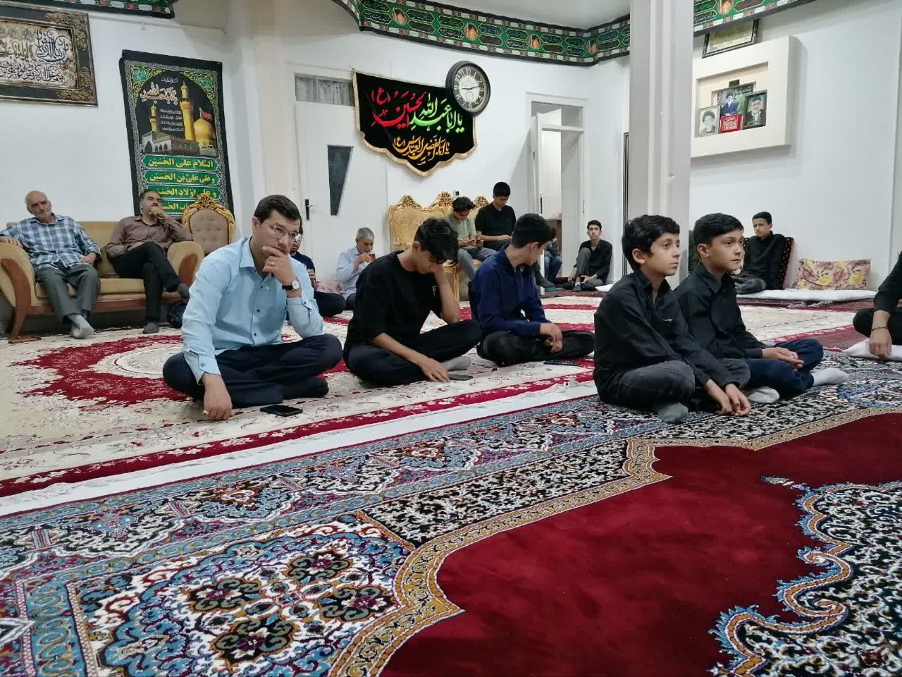 عزاداری نوجوانان کاشمری به یاد حضرت رقیه (س)