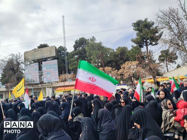 قاب پانا میزبان مراسم تشییع پیکر شهدا نیشابور 