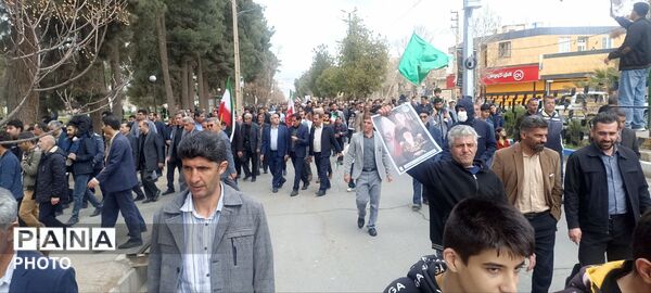 حضور مردم شهید پرور شهرستان کوهدشت در راهپیمایی روز جهانی قدس