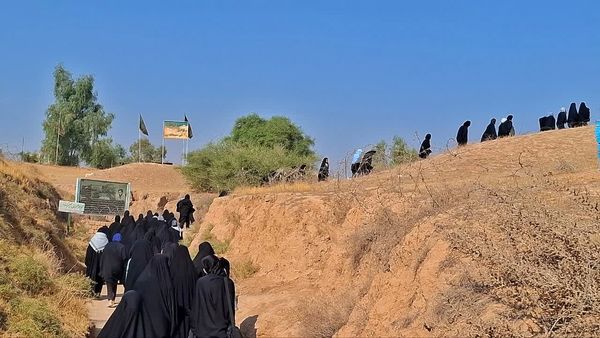 حس و حال دختران دانش‌آموز قم در اردوی راهیان نور
