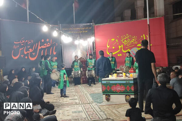 سوگ شب هشتم محرم در جوار مزار شهید گمنام آموزش و پرورش فارس