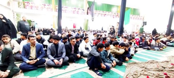 یادواره شهدای معلم و دانش آموز شهر زاوین 