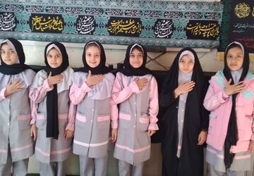آیین عزاداری حضرت فاطمه الزهرا(س) در مدرسه شهید جوادسرافراز اسلامشهر