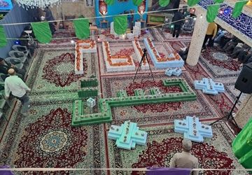جشن میلاد امام حسن(ع) در مسجد جامع زرقان