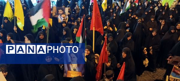 تجمع کودکان و نوجوانان زنجانی در محکومیت جنایات رژیم صهیونیستی 