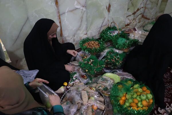 آیین تکریم مادران و همسران شهدا در شبستان بزرگ حرم بی‌بی سکینه(س)