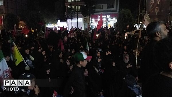 مراسم شب دوم محرم در بلوار فضل نیشابور-۲