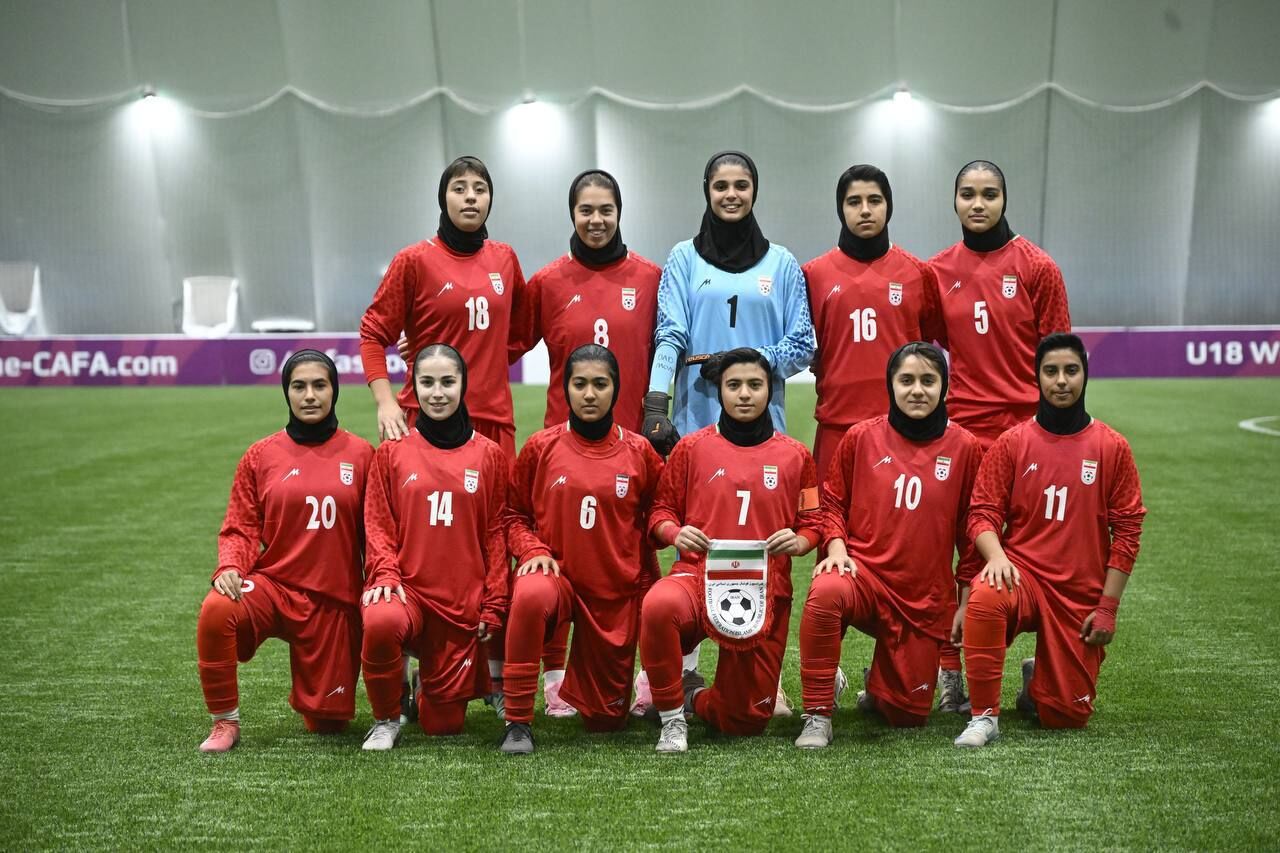 پیروزی ملی پوشان ایران برابر ترکمنستان