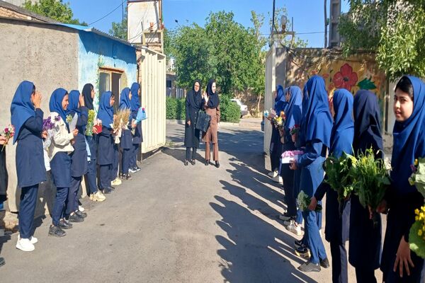 جشن روز معلم در مدرسه نمونه دولتی فدک