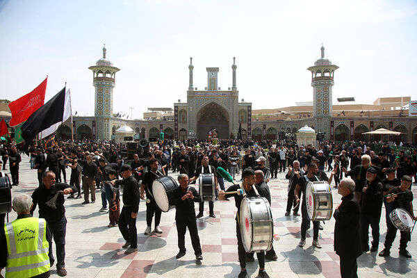 عزاداری اربعین سیدالشهدا(ع) در حرم حضرت معصومه(س)