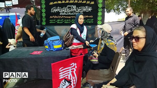 گذری بر موکب هیئت سجادی شهرستان نیشابور در پیاده روی جاماندگان اربعین حسینی نیشابور‌ 