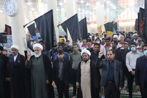 فریاد استکبار ستیزی دانش آموزان در حمایت از مظلومان