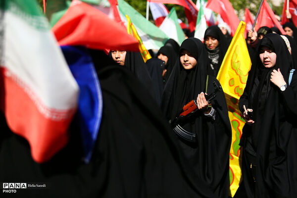 رزمایش «دختران جان فدای ایران»