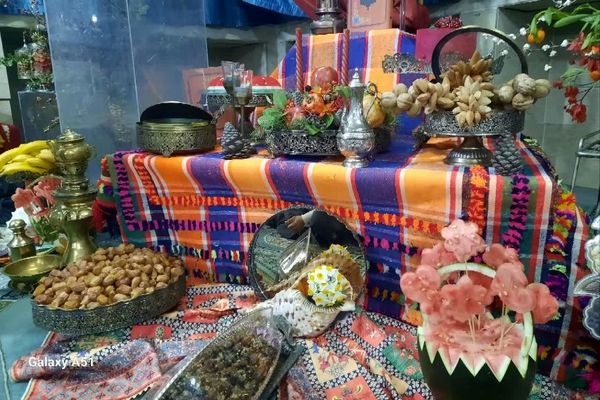 جشن یلدا دبیرستان رازی شیراز