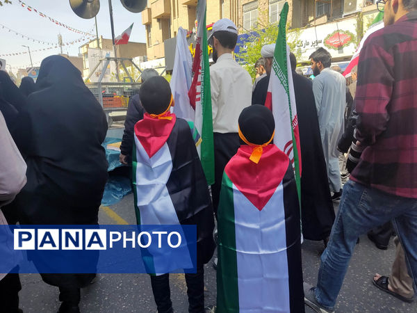 جلوه هایی از راهپیمایی روز جهانی قدس در قم