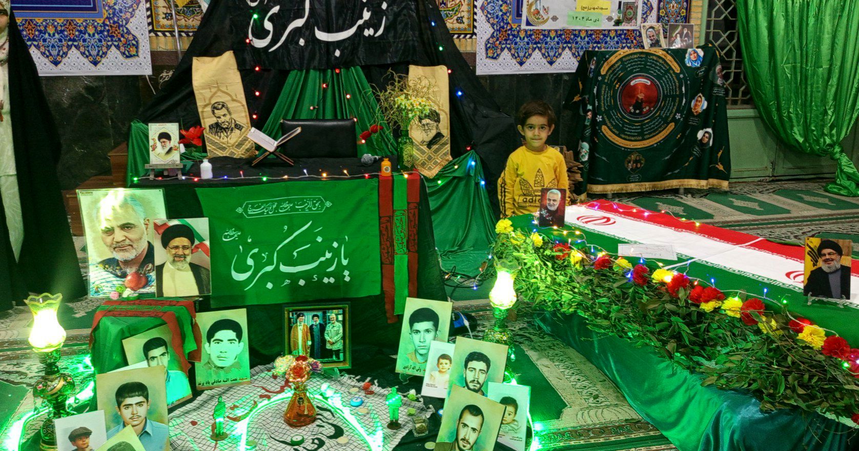 مراسم سوگواری و شهادت حضرت زینب (س) در مسجد المهدی معمولان