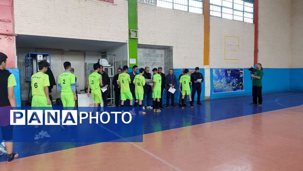 افتتاحیه مسابقات جام اقتدار فوتسال در سالن ۱۳ آبان شهرستان شیروان 