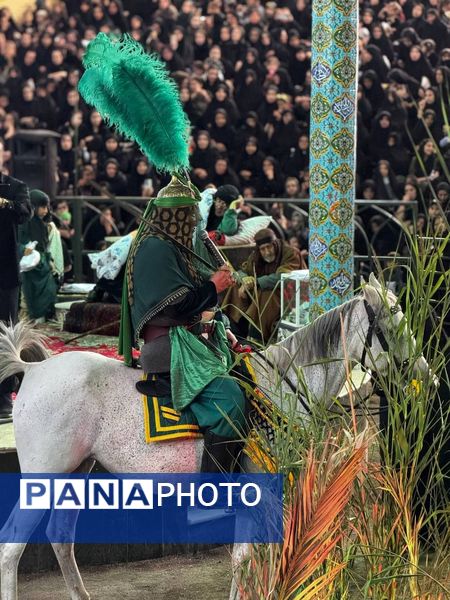 مراسم سنتی تعزیه‌خوانی در شهر ارمغان‌خانه زنجان 