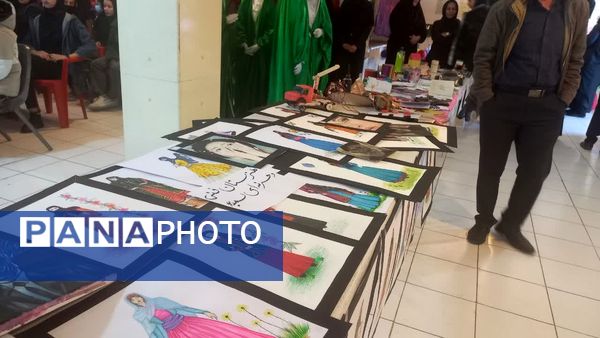 برپایی نمایشگاه به‌مناسبت هفته پژوهش در مدرسه کمایی‌مقدم یاسوج